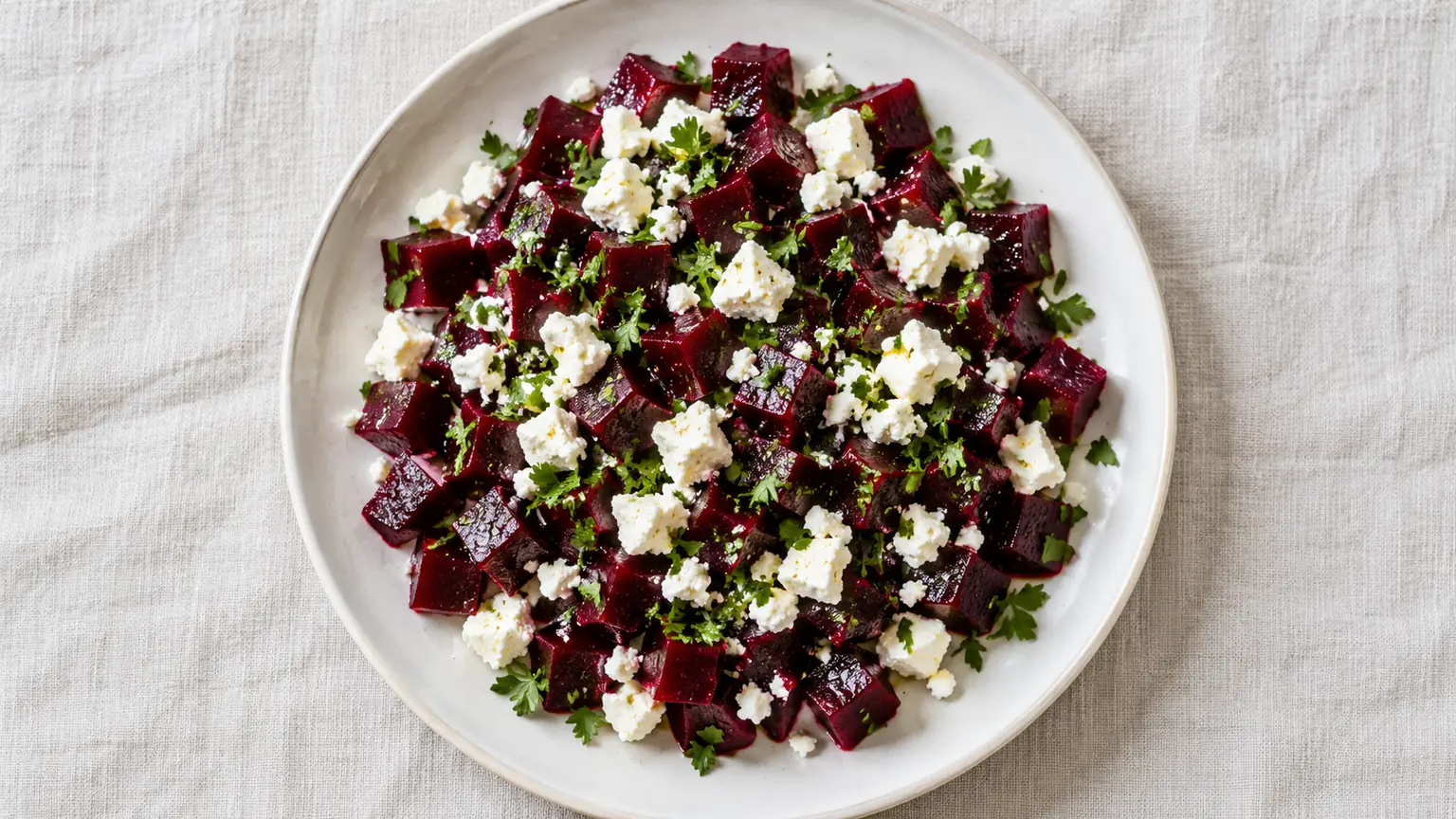 Salade de betteraves à la feta