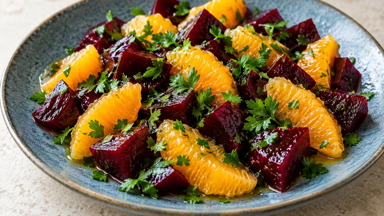 Salade de betteraves à l’orange