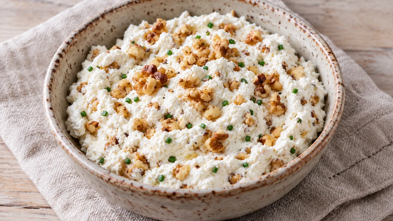 Tartinade de chèvre aux noix