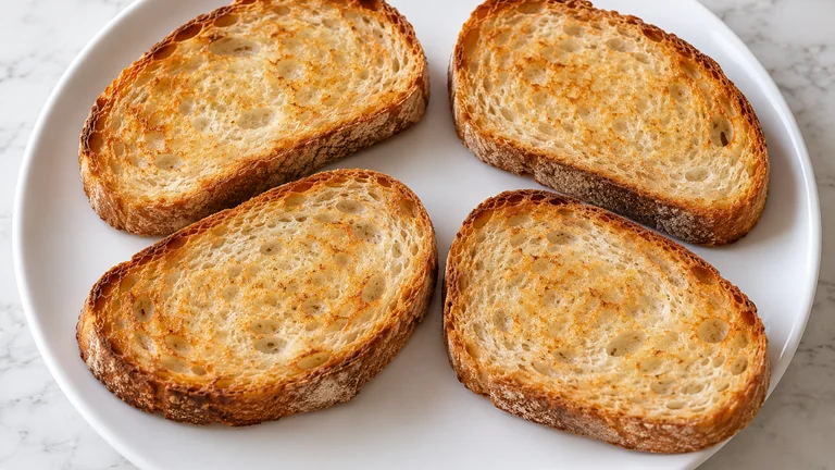 Illustration du geste : toaster le pain