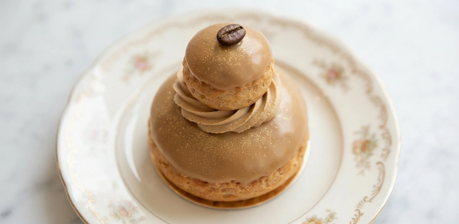 Religieuse au café