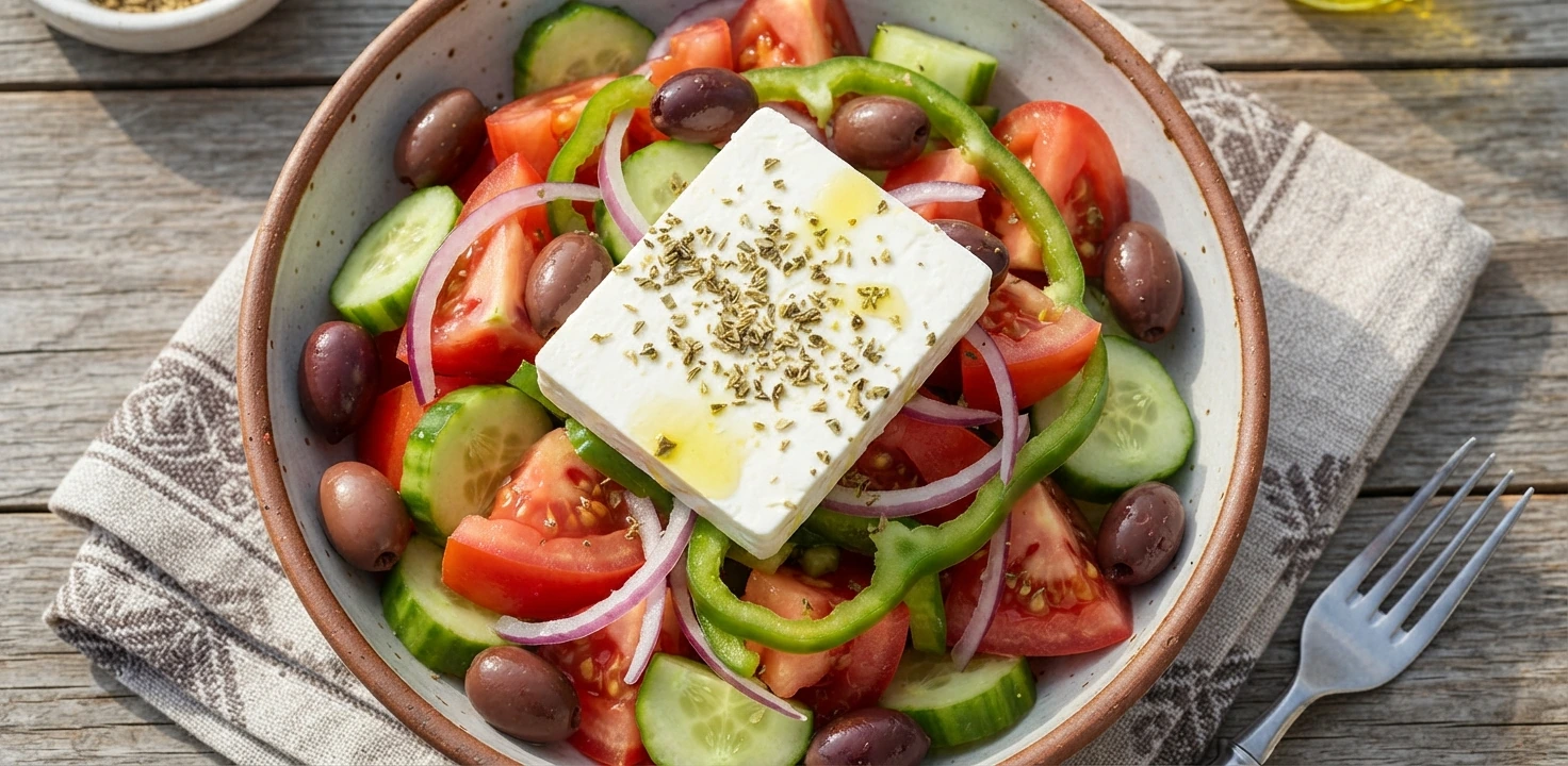 Salade grecque traditionnelle