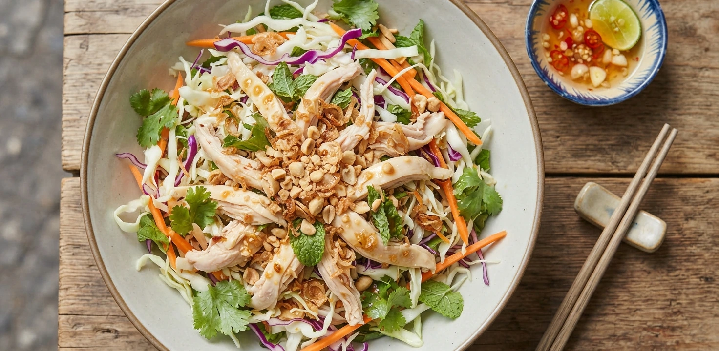Salade vietnamienne au poulet