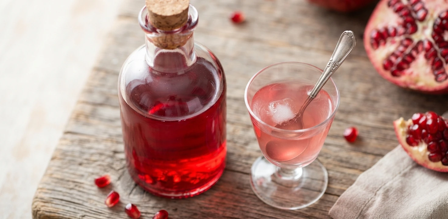 Sirop de grenadine maison