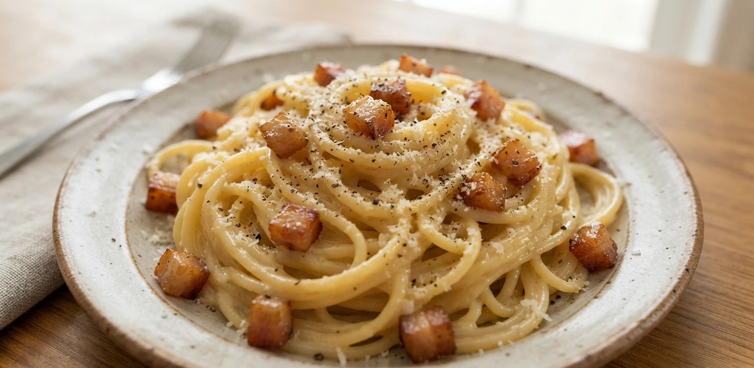 Spaghetti à la carbonara