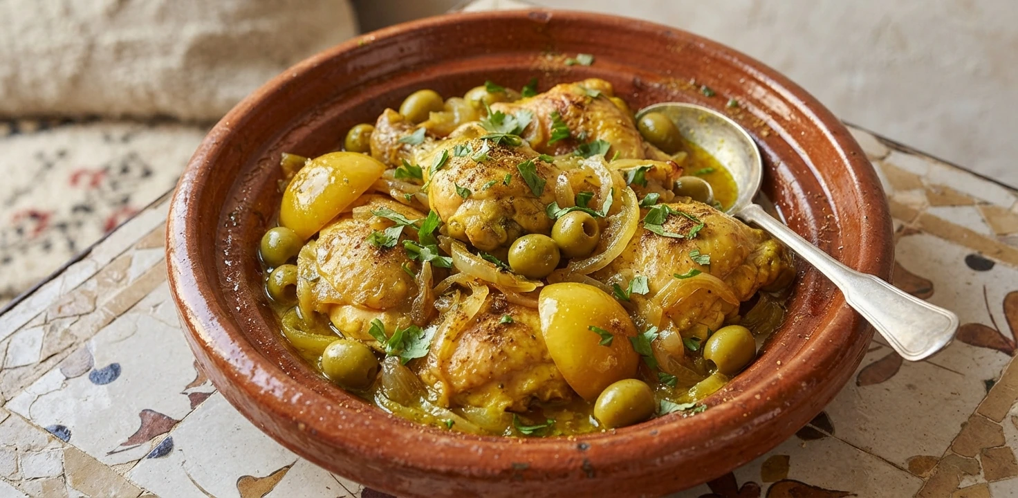 Tajine marocain de poulet