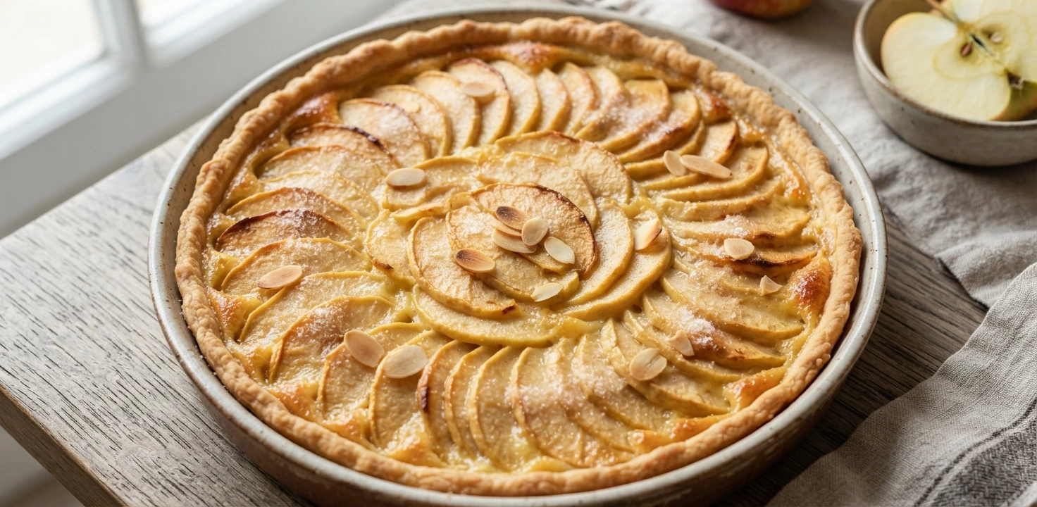 Tarte aux pommes normande