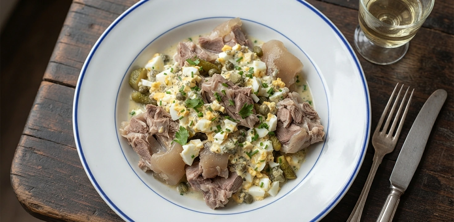 Tête de veau sauce gribiche
