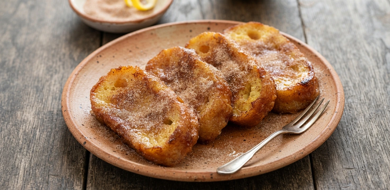 Pain perdu espagnol à la cannelle