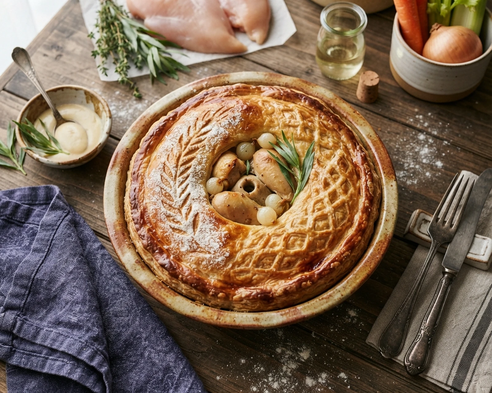 Tourte au poulet