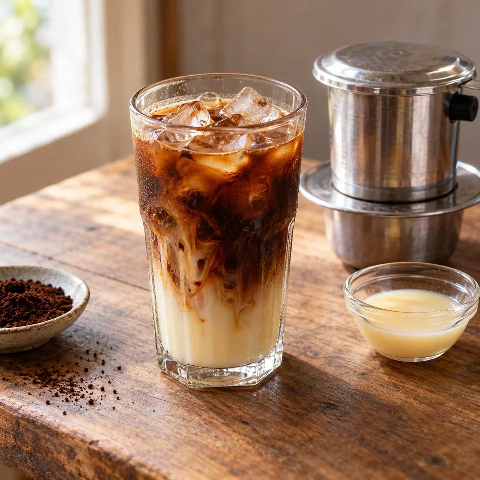 Café glacé vietnamien au lait concentré