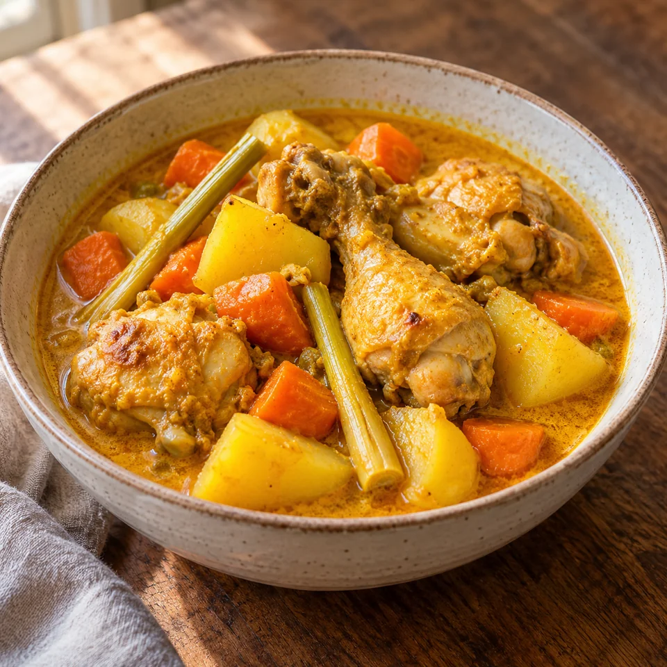 Curry vietnamien de poulet au lait de coco