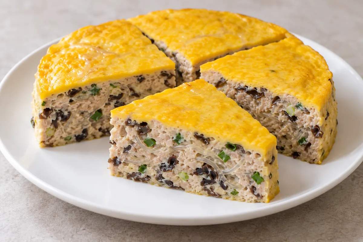 Terrine vapeur vietnamienne de porc et d’œufs