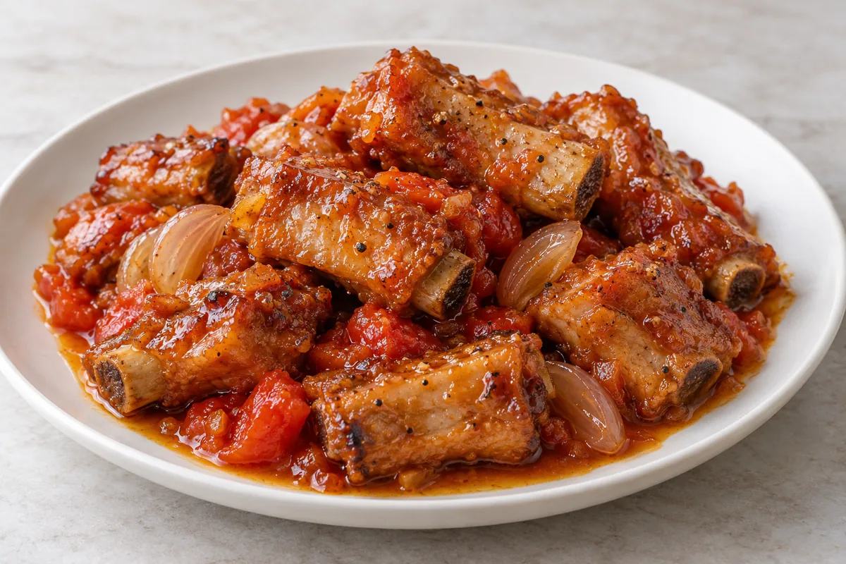 Travers de porc à la sauce aigre-douce vietnamienne