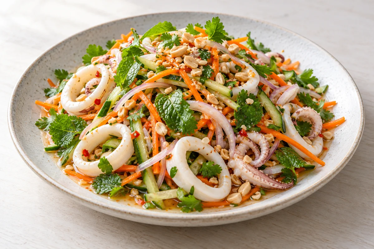 Salade vietnamienne de calamars