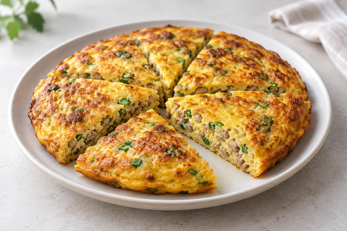Omelette vietnamienne au porc haché
