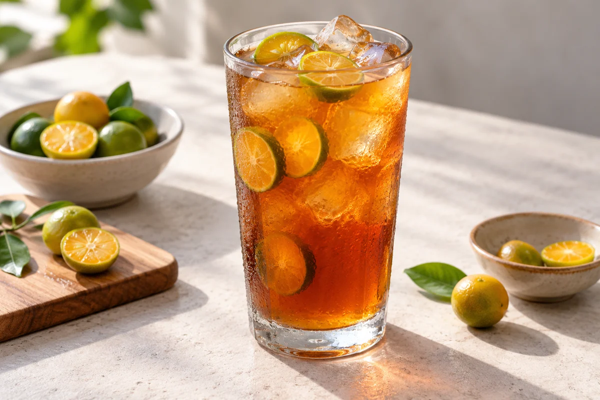 Thé glacé vietnamien au kumquat