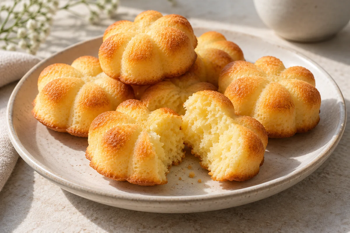 Petits gâteaux aux œufs et au lait de coco