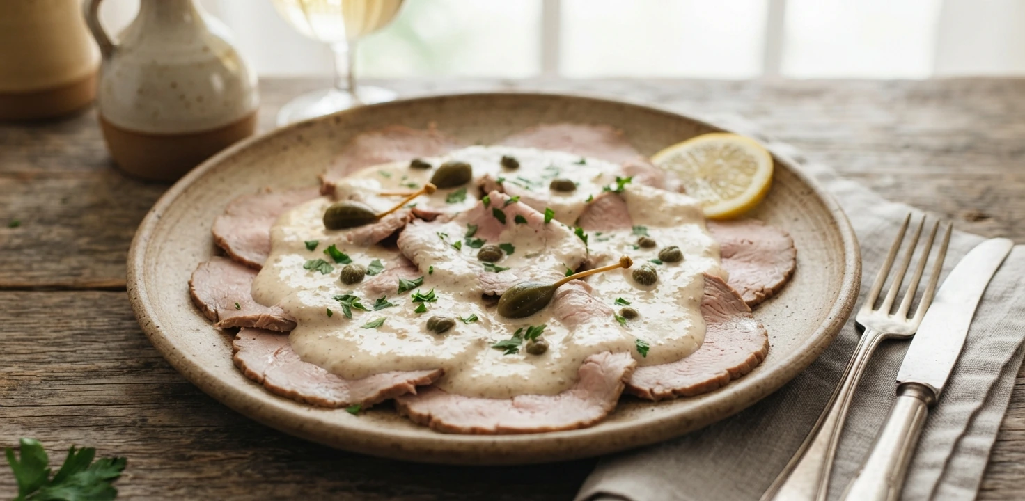 Veau froid à la sauce au thon