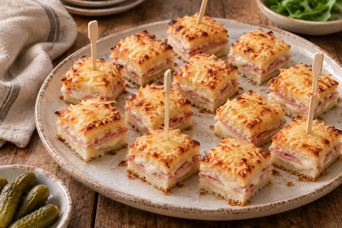 Mini croque-monsieur à la béchamel