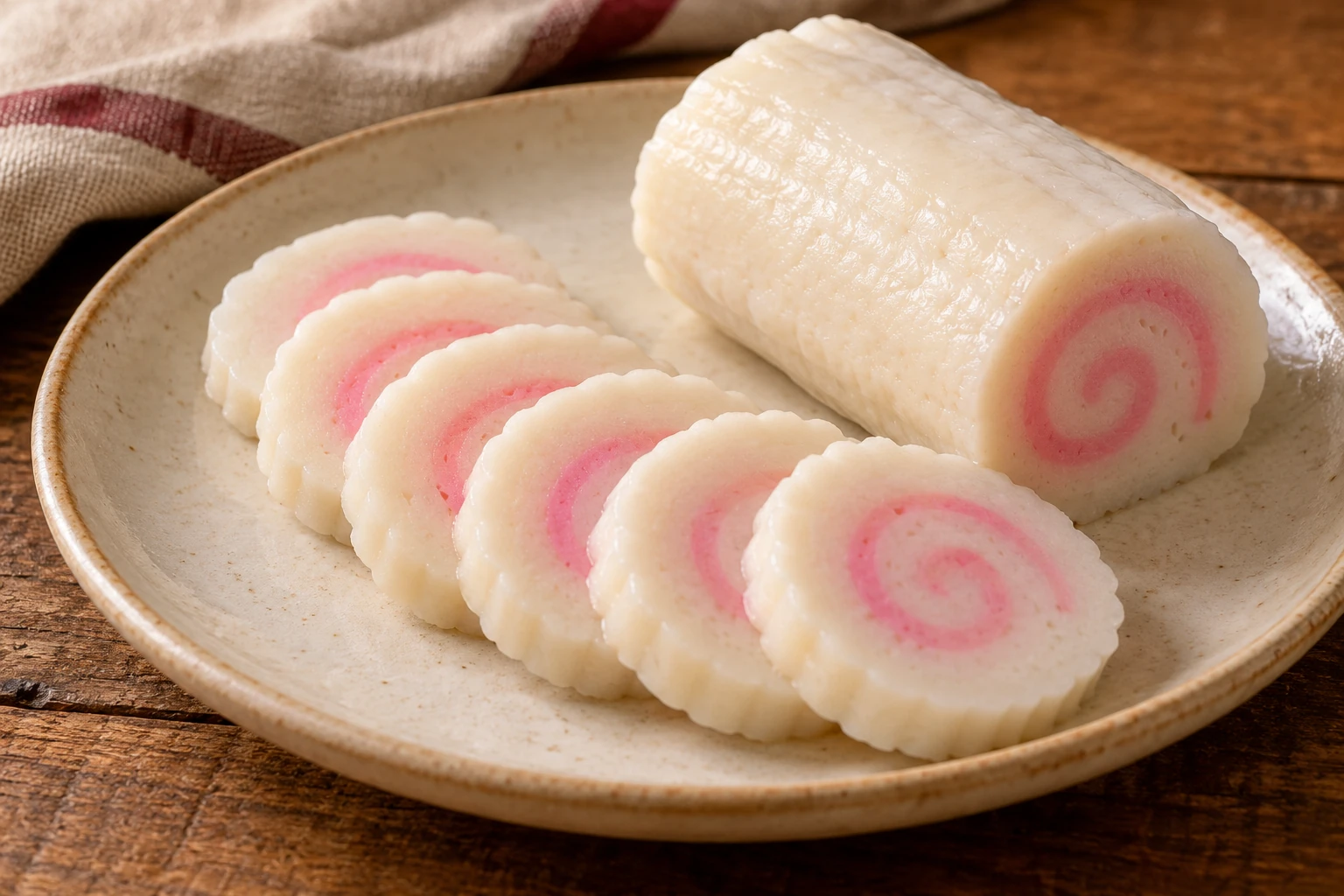 Narutomaki, rouleau de poisson à spirale