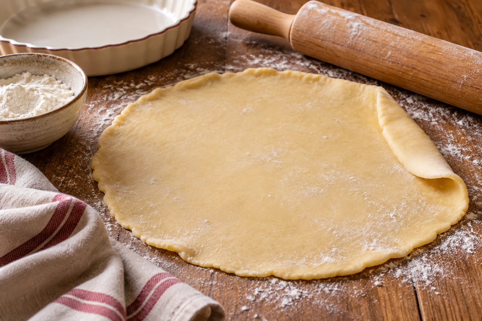 Pâte brisée maison au jaune d’œuf