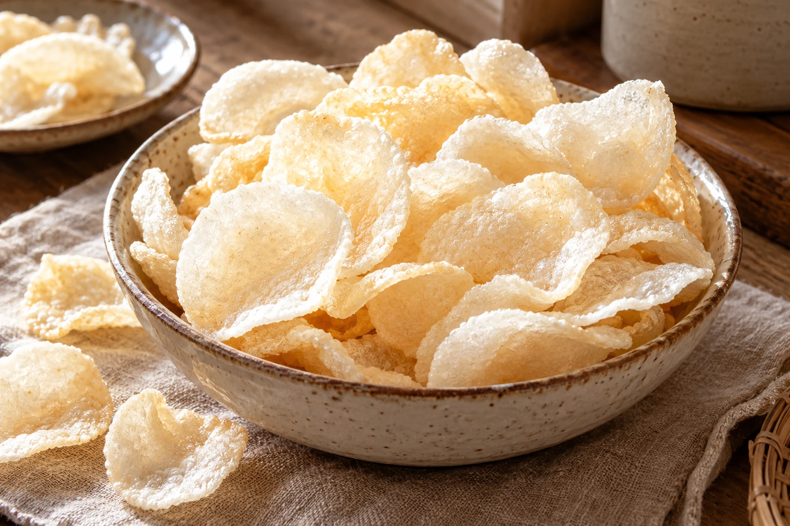 Chips de crevettes maison
