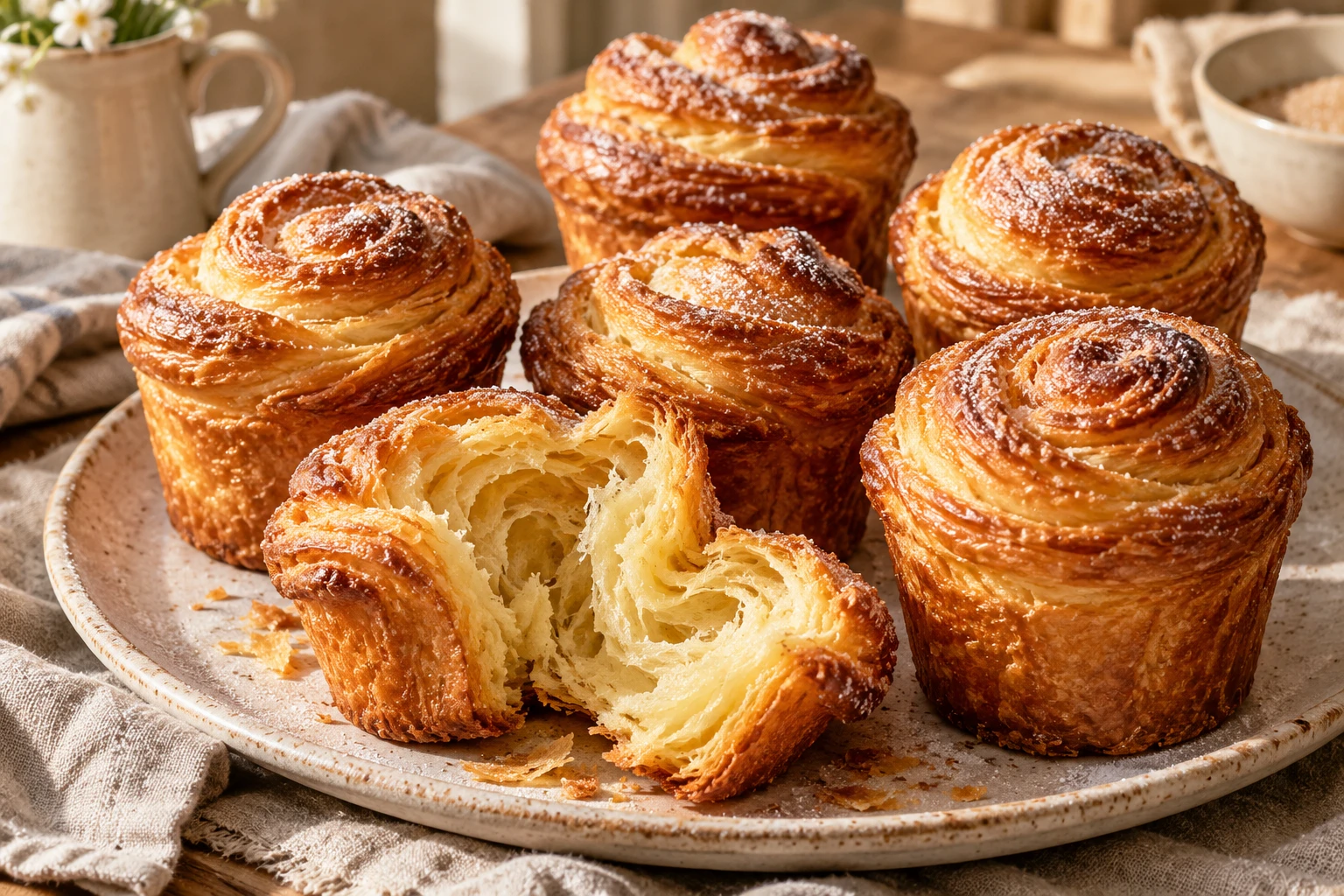 Cruffins maison au beurre