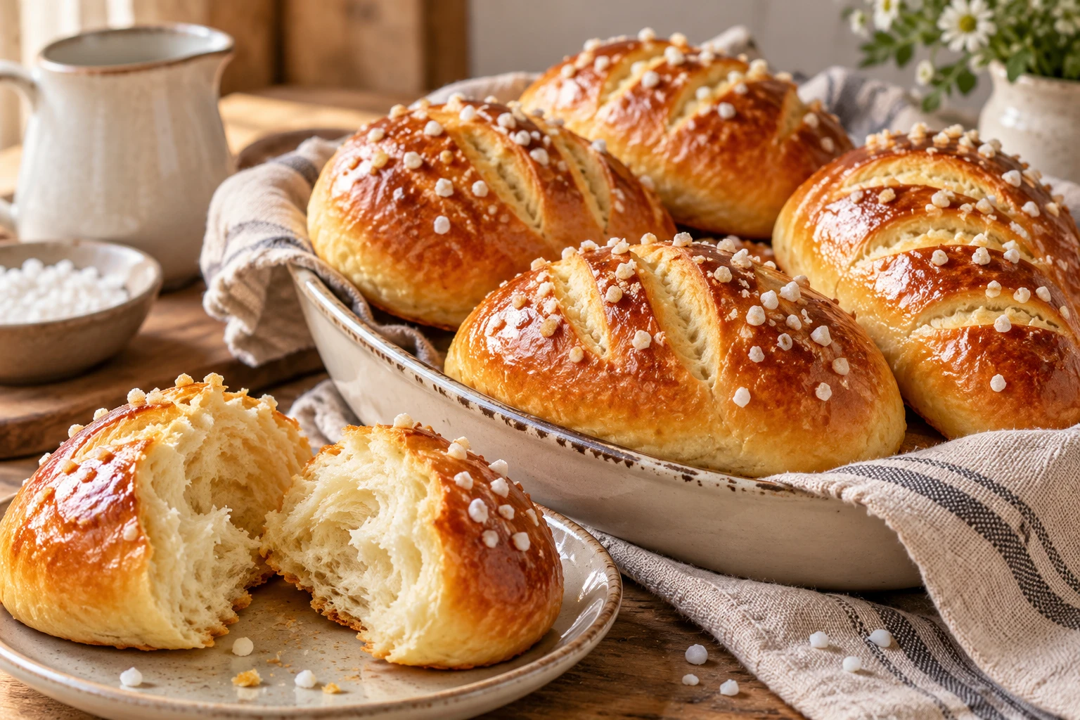 Petits pains au lait maison