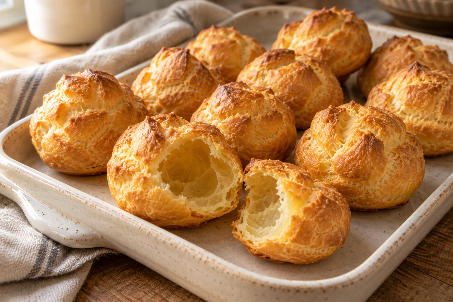 Pâte à choux et petits choux nature